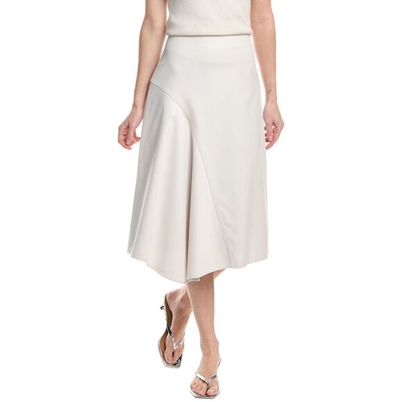 Brunello Cucinelli WomensA-Line Skirt White